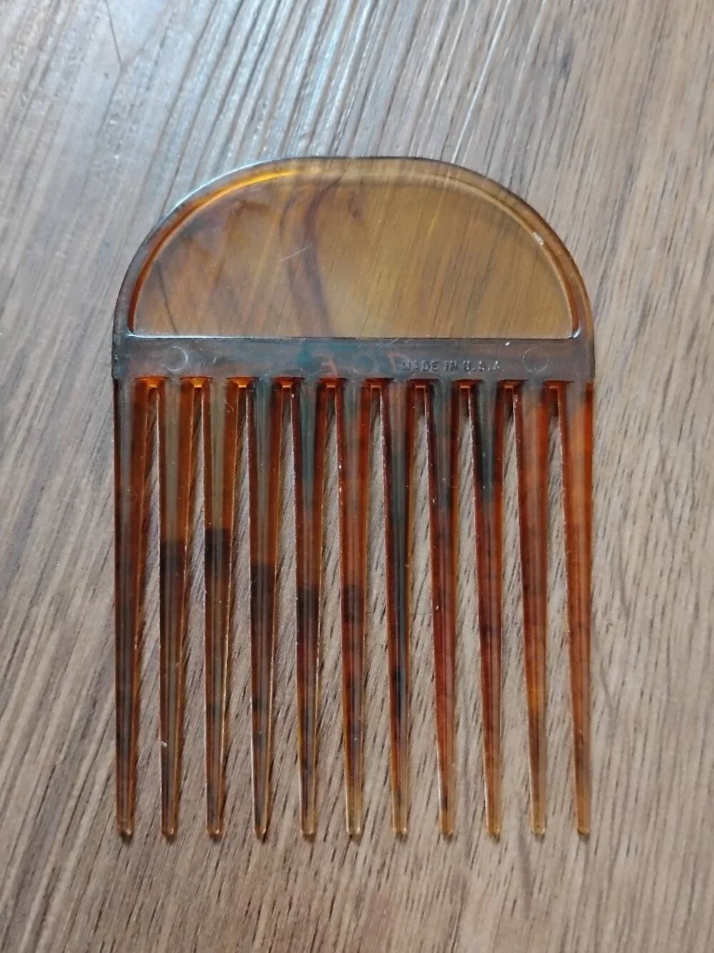 Vintage Ace Tortoise Shell Comb Pick